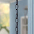 Aluminum Traditional Link Rain Chain Replacement Downspout for Gutters, Matte Black